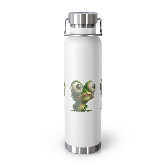 Frog-Themed Insulated Water Bottle, Funny Gift for Nature Lovers, Reusable Hydration Flask, Eco-Friendly Travel Mug, Summer Adventure [...]