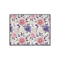 Floral Heavy-Duty Floor Mat — Pink & Purple Dahlia Entry Rug
