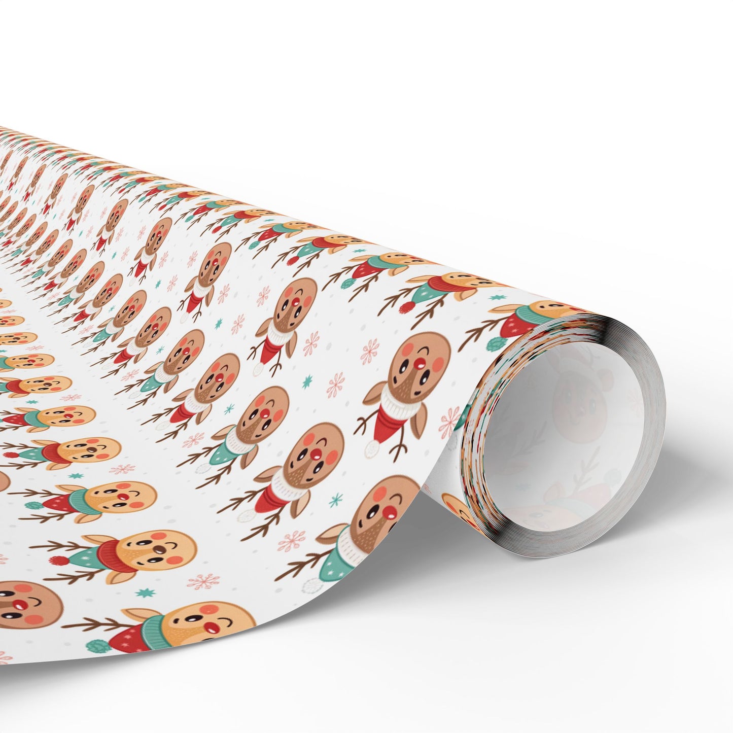 Gingerbread Pattern Wrapping Paper — Festive Holiday Gift Wrap (Roll)