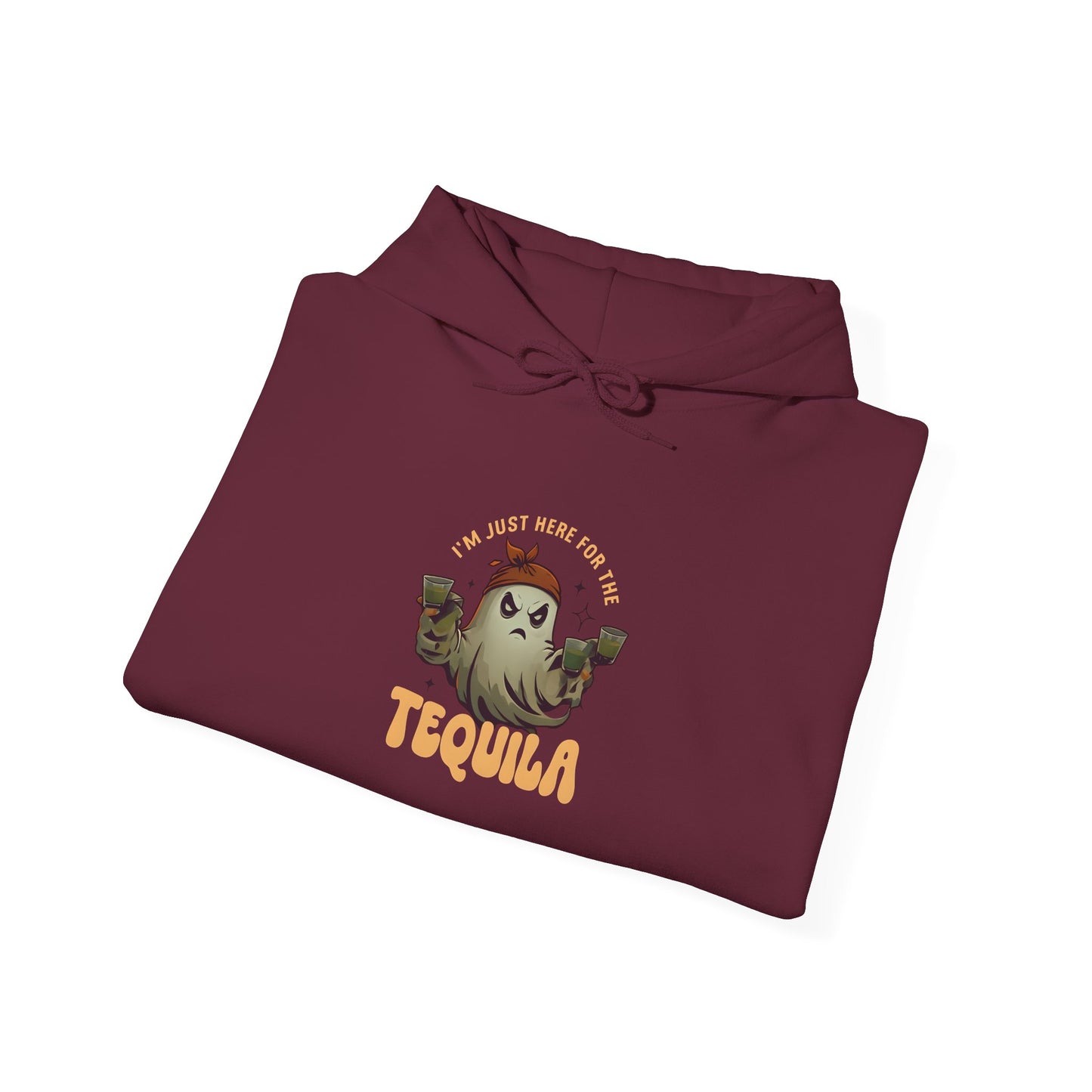 Unisex Heavy Blend™ Hooded Sweatshirt Only here for the Tequila