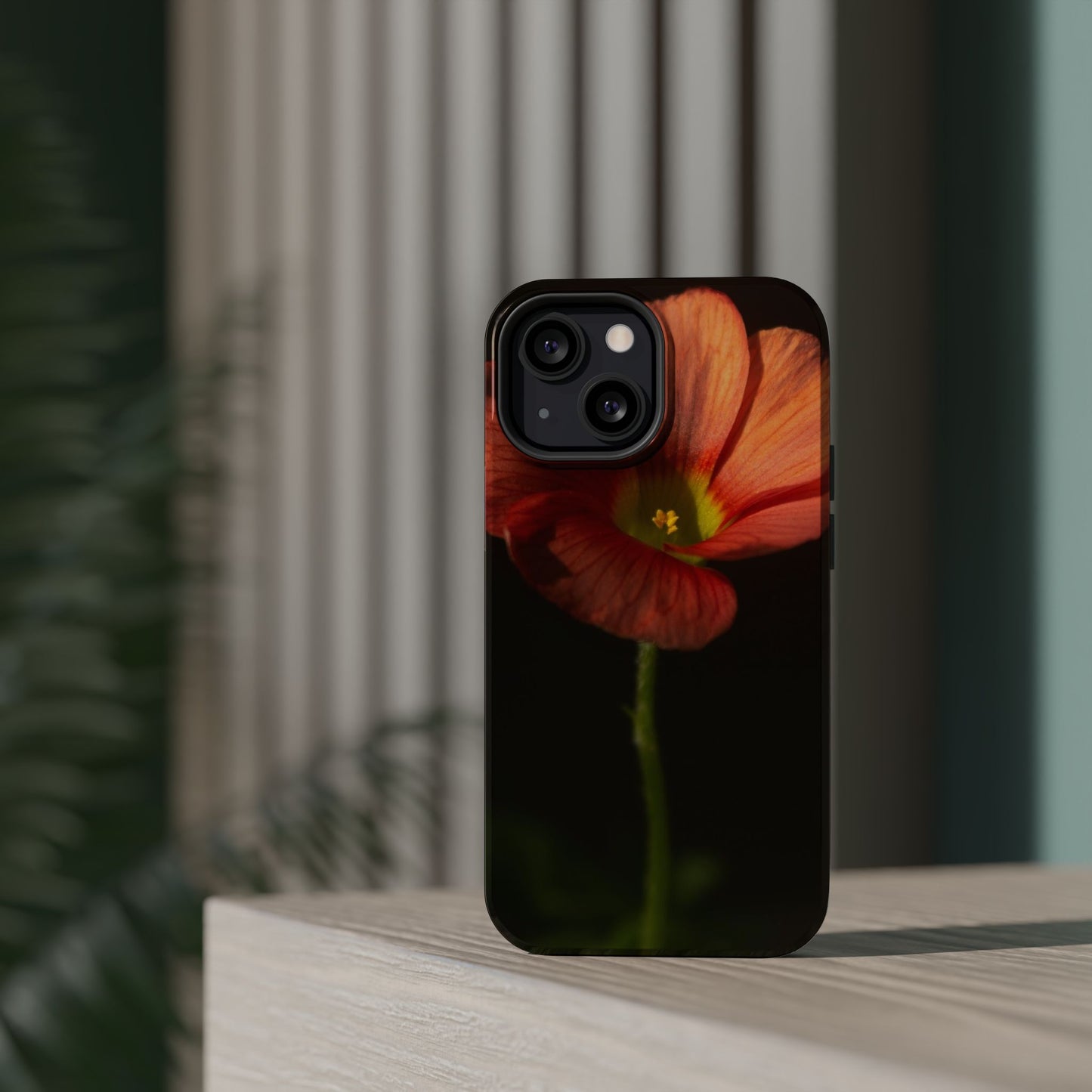 Poppy Bloom Magnetic Impact Phone Case — Slim Protective Floral Design