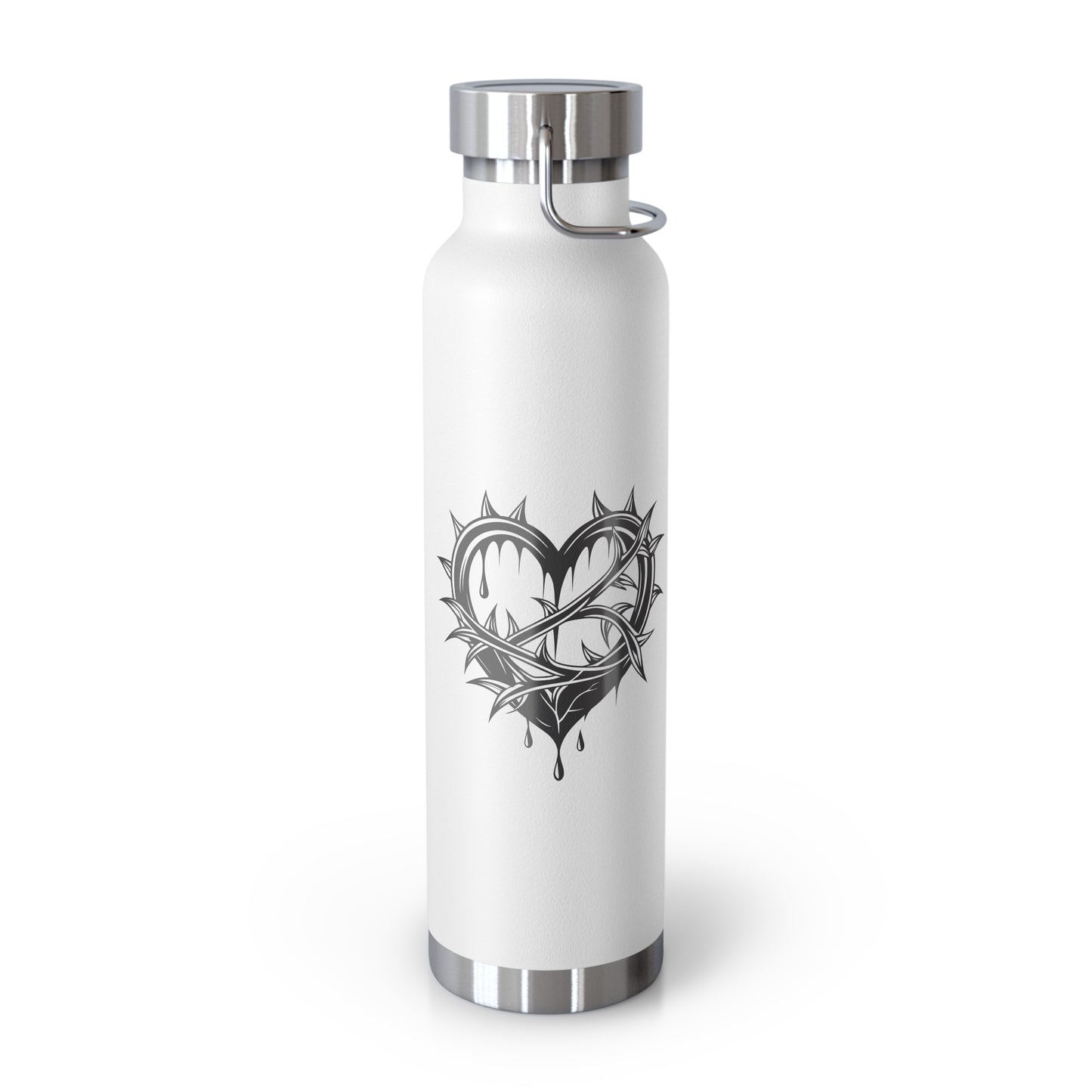 Stylish Insulated Water Bottle, Travel Flask, Gift for Him/Her, Fitness Bottle, Eco-Friendly Drinkware, 22oz Copper Design