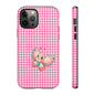 Cute Butterfly Phone Case, Tough Cases, Floral Phone Accessory, Gift for Her, Spring Fashion, Kids' Birthday Present, Pastel Aesthetic