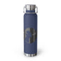 Stylish Copper Insulated Water Bottle for On-the-Go Hydration | Fitness, Travel, Eco-Friendly Gift, Unique Design, 22oz