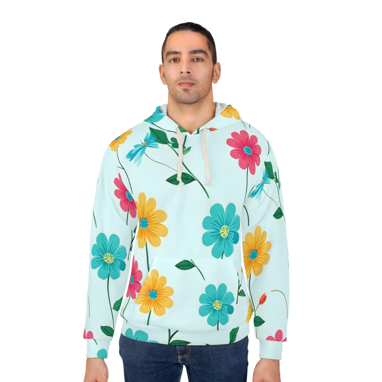 Floral Spring Hoodie — Pastel Daisy