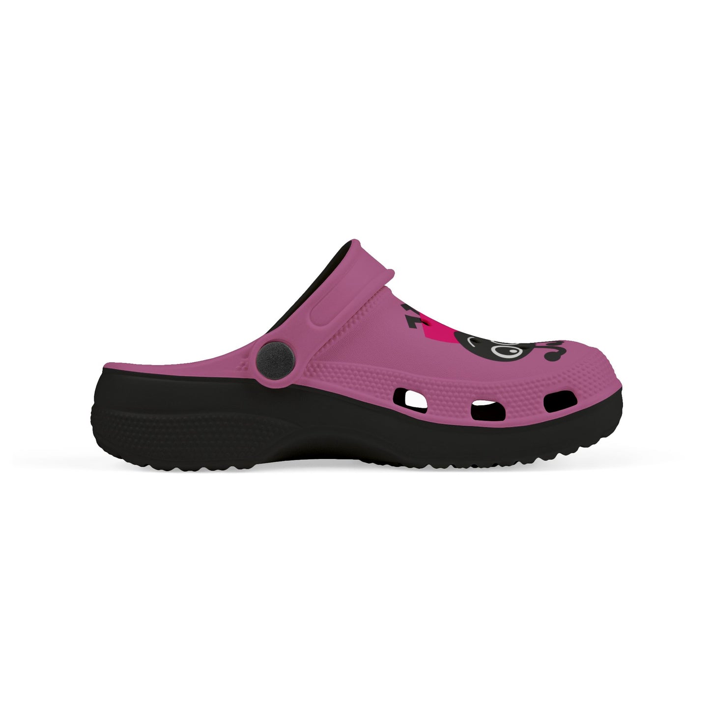 Kids' Pink Ladybug EVA Foam Clogs — Lightweight Slip-On Sandals for Toddlers & Little Girls