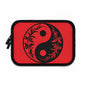 Stylish Laptop Sleeve with Yin Yang Design, Tech Carry Case, Gift for Students, Men and Women, Office and Home Use, Modern Gadget Sleeve