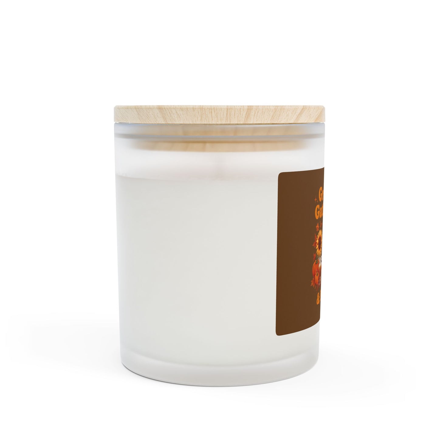 Thanksgiving Candle, Aromatic Home Decor, Grateful Gatherings & Friends, Fall Candle Gift, Cozy Ambiance