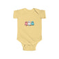 Cute Baby Bodysuit with Colorful Birds, Infant Tee, Newborn Outfit, Baby Shower Gift, Unisex Babywear