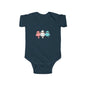 Cute Baby Bodysuit with Colorful Birds, Infant Tee, Newborn Outfit, Baby Shower Gift, Unisex Babywear