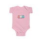 Cute Baby Bodysuit with Colorful Birds, Infant Tee, Newborn Outfit, Baby Shower Gift, Unisex Babywear
