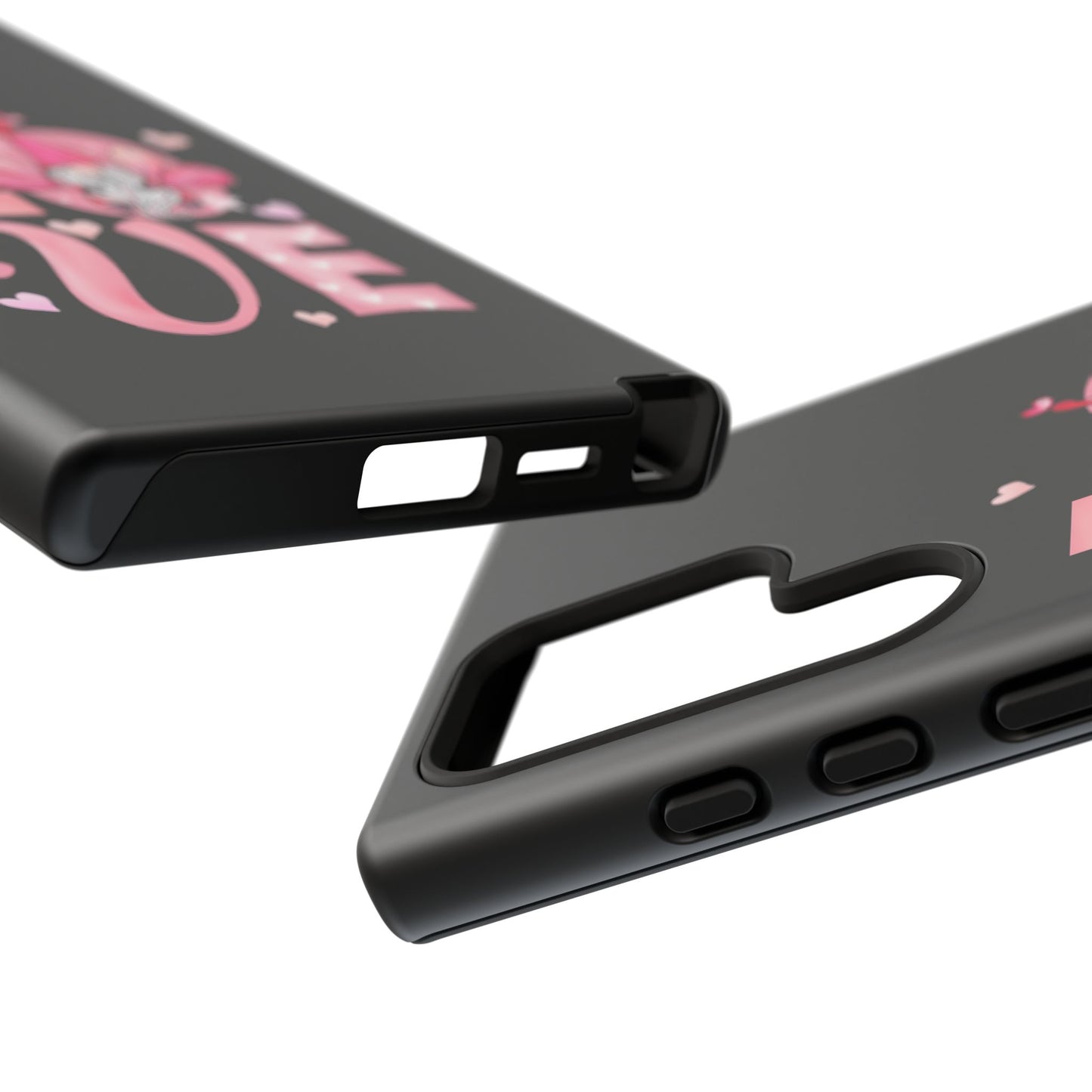 Love Gnome Phone Case — Cute Pink Heart Valentines Protective Case