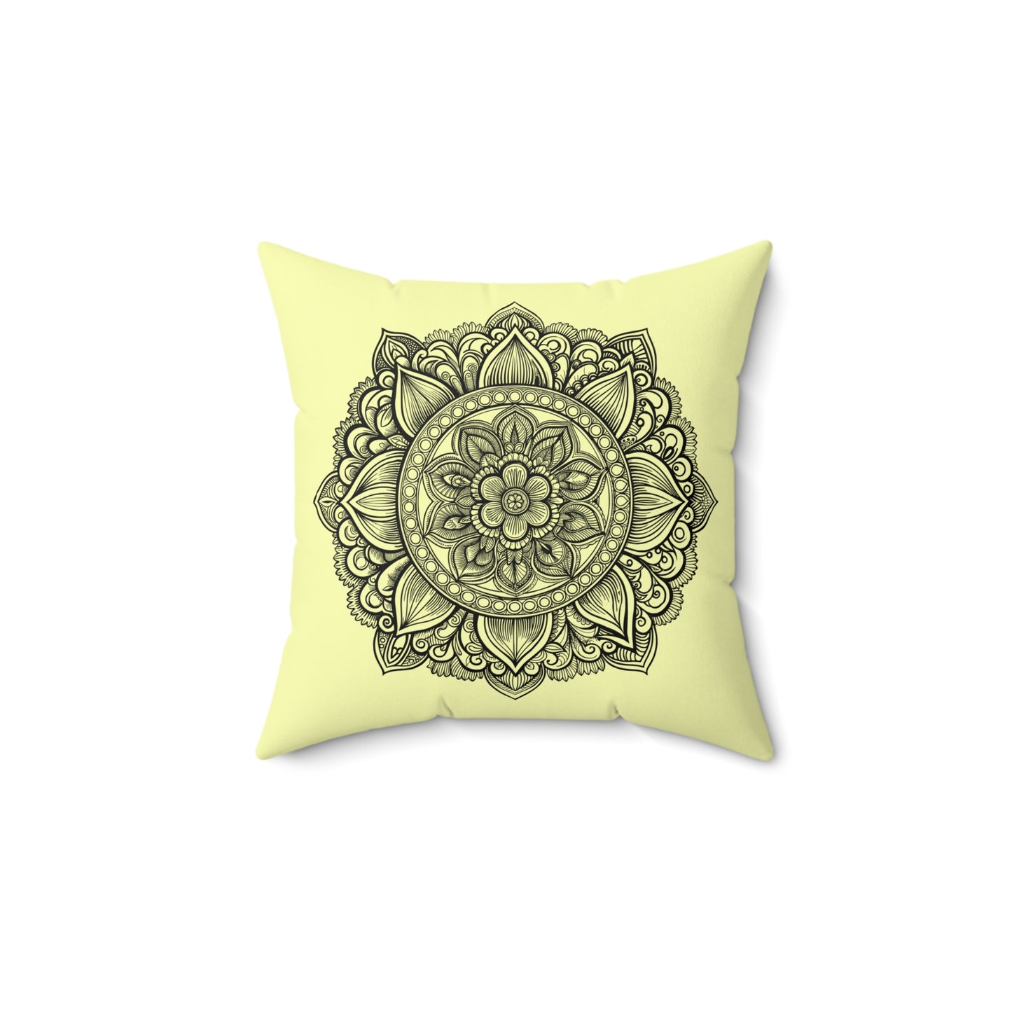 Boho Mandala Pillow, Stylish Home Decor, Yoga Gift, Meditation Room Accent, Cozy Living Room Pillow