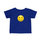 Cute Infant T-Shirt with Smiley Face, Baby Tee, Toddler Clothing, Personalized Gift, Cute Baby Outfit, Summer Wear