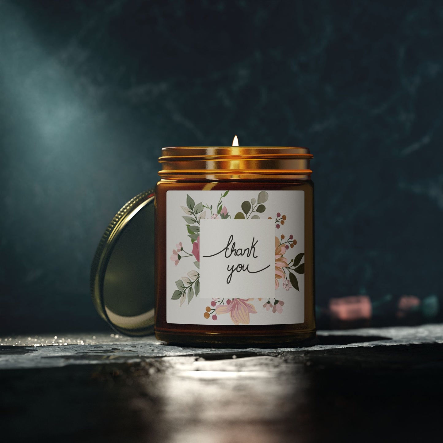 Thank You Scented Candle — Coconut Apricot Wax (4oz & 9oz)