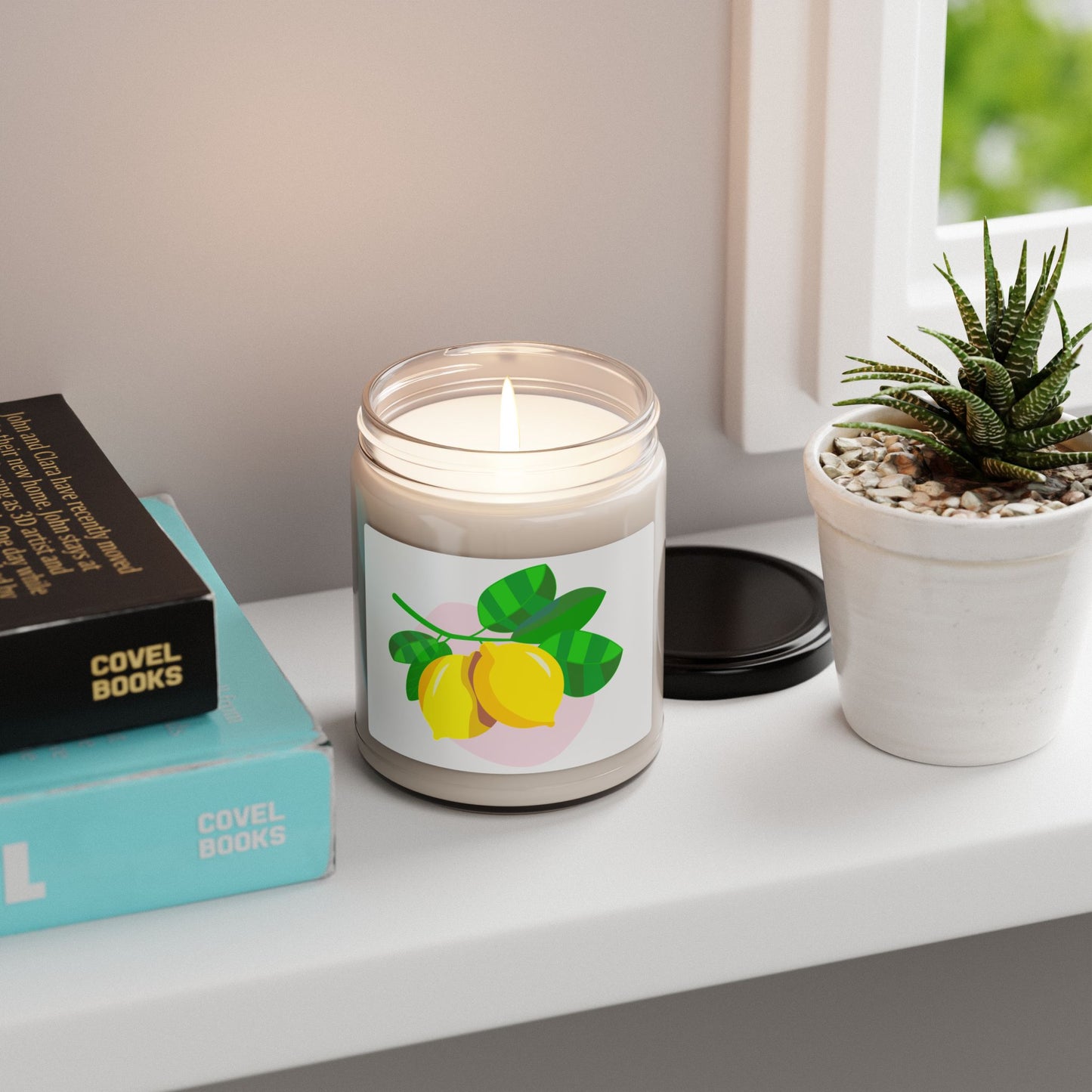 Lemon Grove Scented Soy Candle — Fresh Citrus 9oz