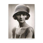 Vintage 1920s Flapper Portrait Canvas