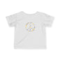Infant Peace Symbol Tee, Baby Shirt, Toddler T-Shirt, Cute Infant Apparel, Gift for New Parents, Kids' Fashion