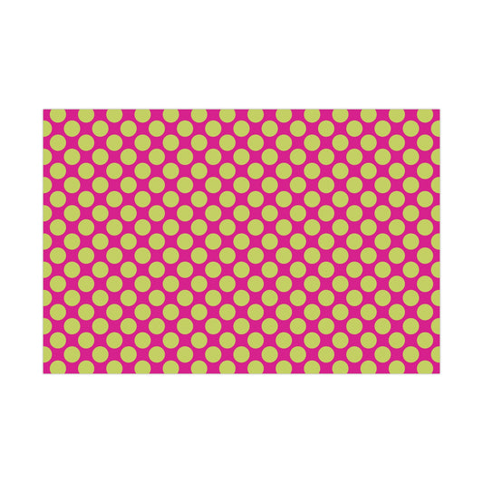 Vibrant Gift Wrap Papers with Polka Dots
