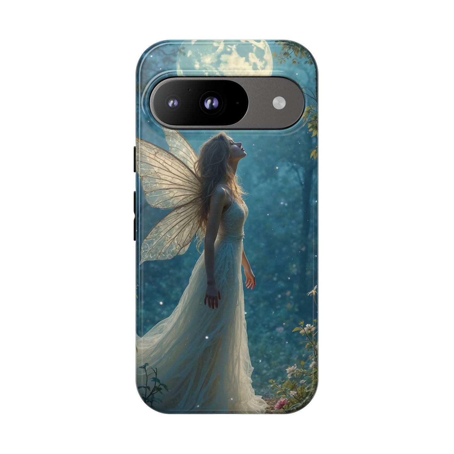 Fairy Moon Phone Case | Tough Cases for Nature Lovers, Fantasy Gift, Boho Phone Accessory, Ethereal Aesthetic, Magical Design