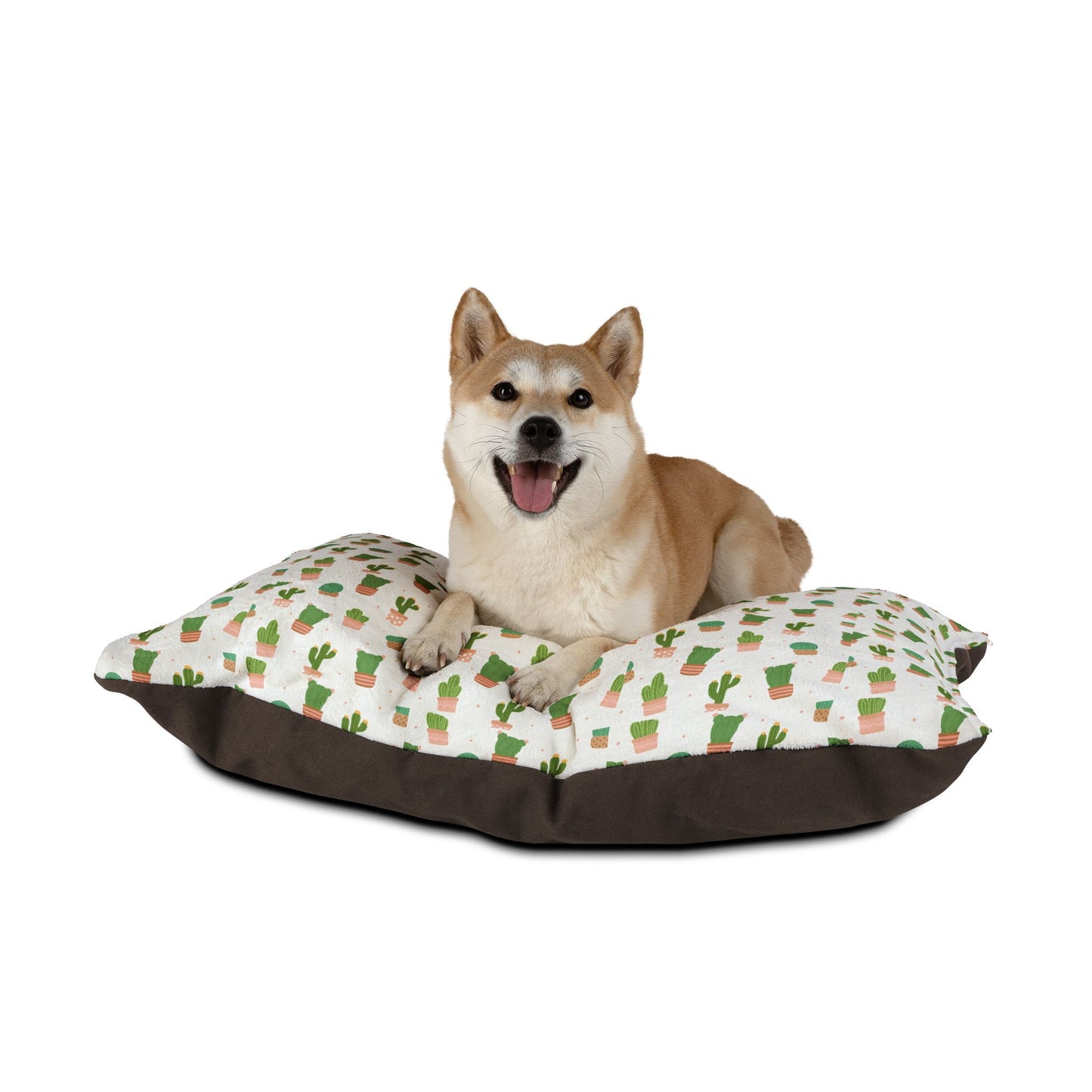 Cozy Cactus Pet Bed | Stylish Dog Bed, Cat Bed, Pet Sleeping Pillow, Furry Friend Gift, Home Decor