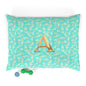 Personalized Floral Pet Bed for Dogs & Cats, Cozy Pet Cushion, Customizable Animal Resting Spot, Ideal Gift for Pet Lovers