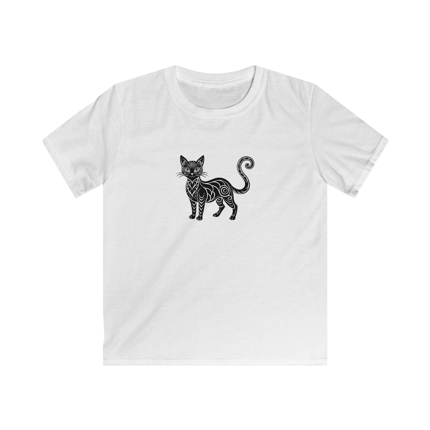 Kids Softstyle Tee - Cat