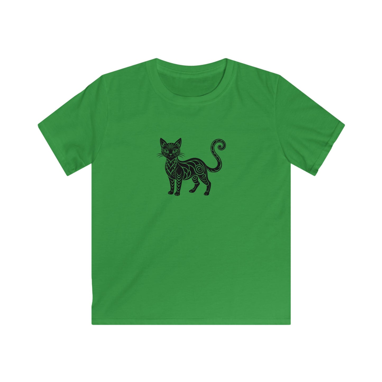Kids Softstyle Tee - Cat