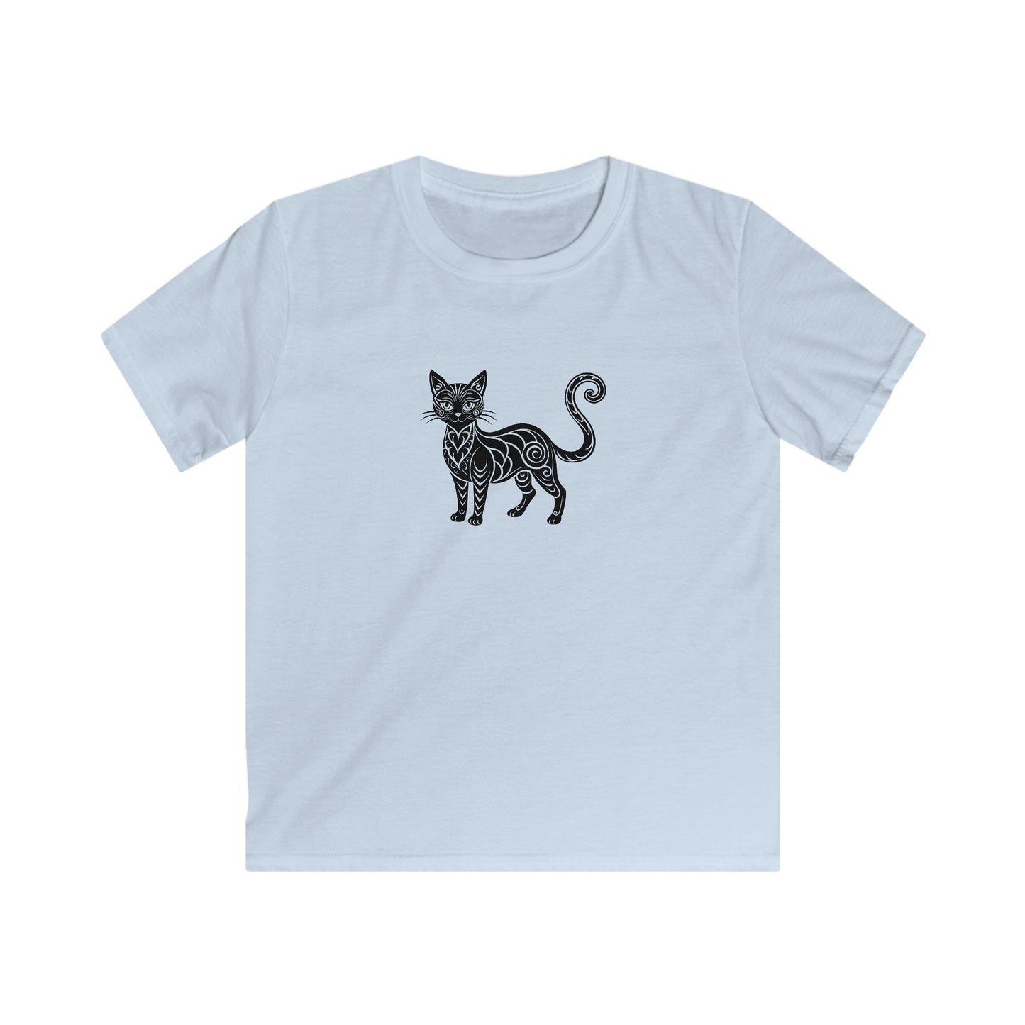 Kids Softstyle Tee - Cat