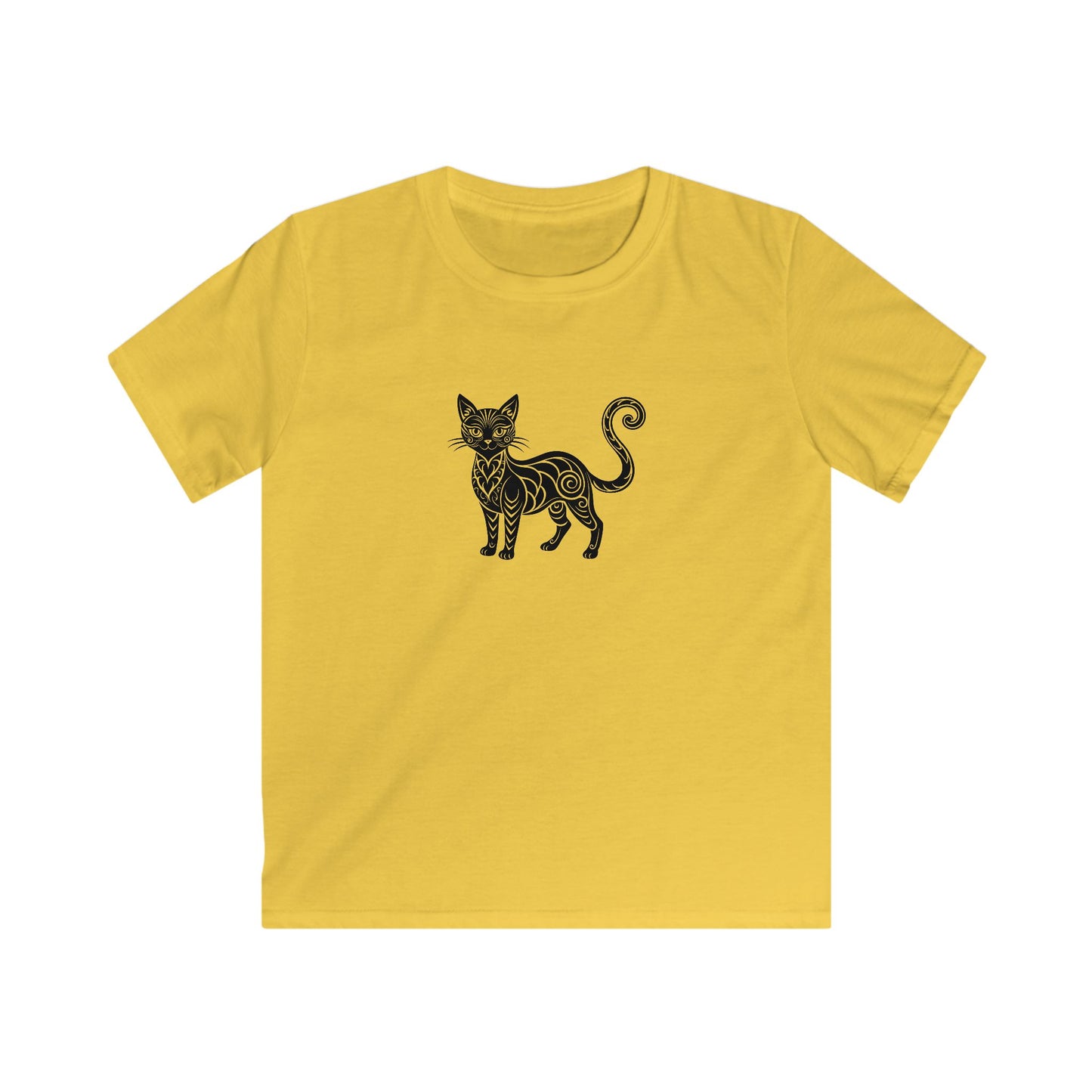 Kids Softstyle Tee - Cat
