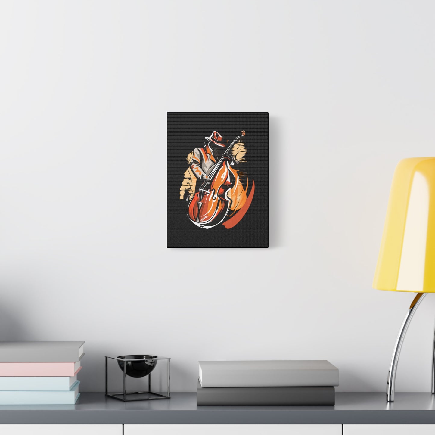 Matte Canvas, Stretched, 1.25" - Bass Player