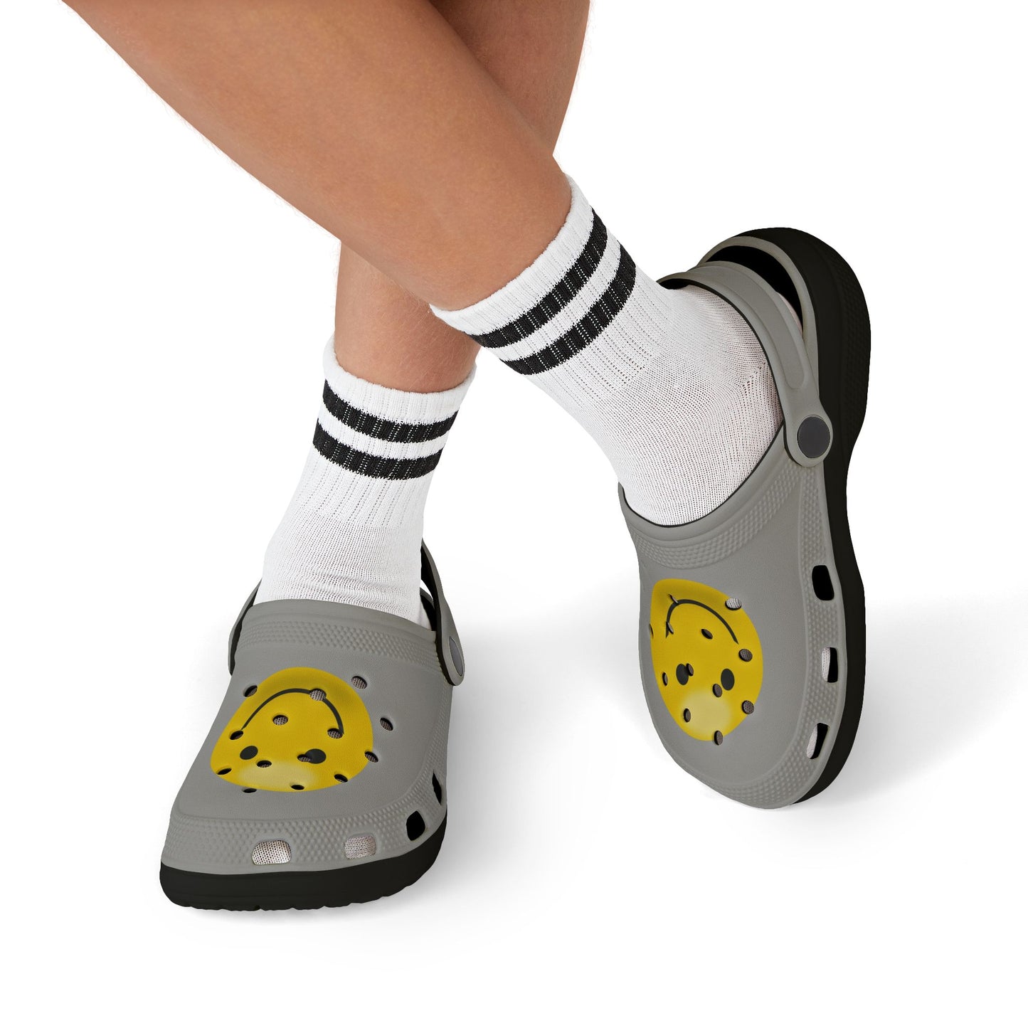 Smiley Face Clogs, Kid's EVA Foam Shoes