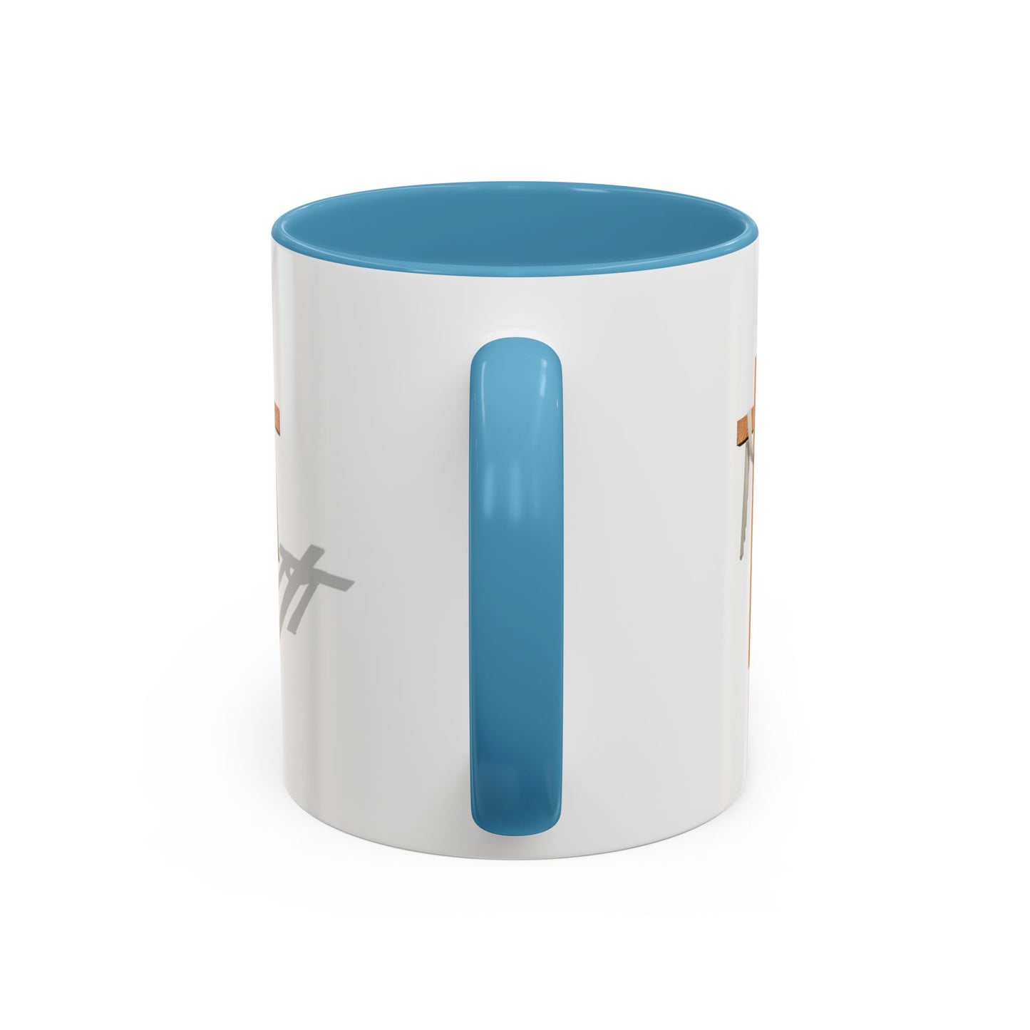 Faith-Inspired Accent Coffee Mug – Spiritual Gift for Christians, Religious Decor, Church Mug, Inspirational Drinkware