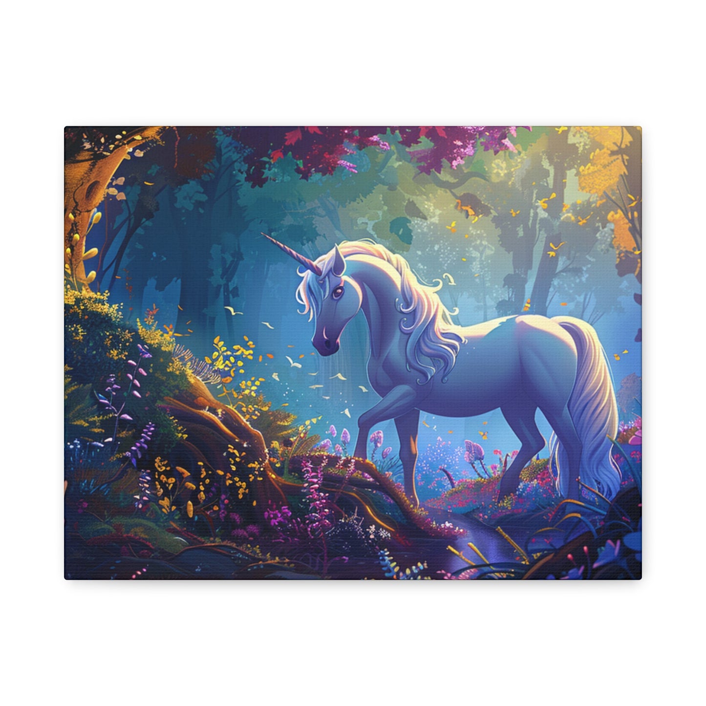 Matte Canvas, Stretched, 1.25" - Unicorn