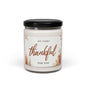 Thankful Soy Candle — 'So Very Thankful for You' 9oz Scented Jar (Autumn Gift)