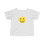 Cute Infant T-Shirt with Smiley Face, Baby Tee, Toddler Clothing, Personalized Gift, Cute Baby Outfit, Summer Wear
