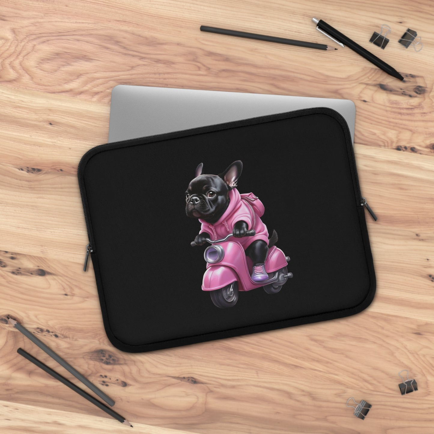 Cute French Bulldog Laptop Sleeve