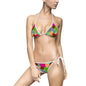 Vibrant Women's Bikini Swimsuit, Colorful Swimwear for Beach Days, Pool Parties, Summer Vacations, Gift for Her, Trendy Swim Style