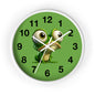 Whimsical Frog Wall Clock – Fun Home Decor, Office Accessories, Unique Gift for Kids, Animal-Themed Decoration, Quirky Timepiece