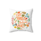 Autumn Leaves Decorative Pillow, Cozy Fall Decor, Seasonal Home Accent, Thanksgiving Gift, Pumpkin Spice Vibes