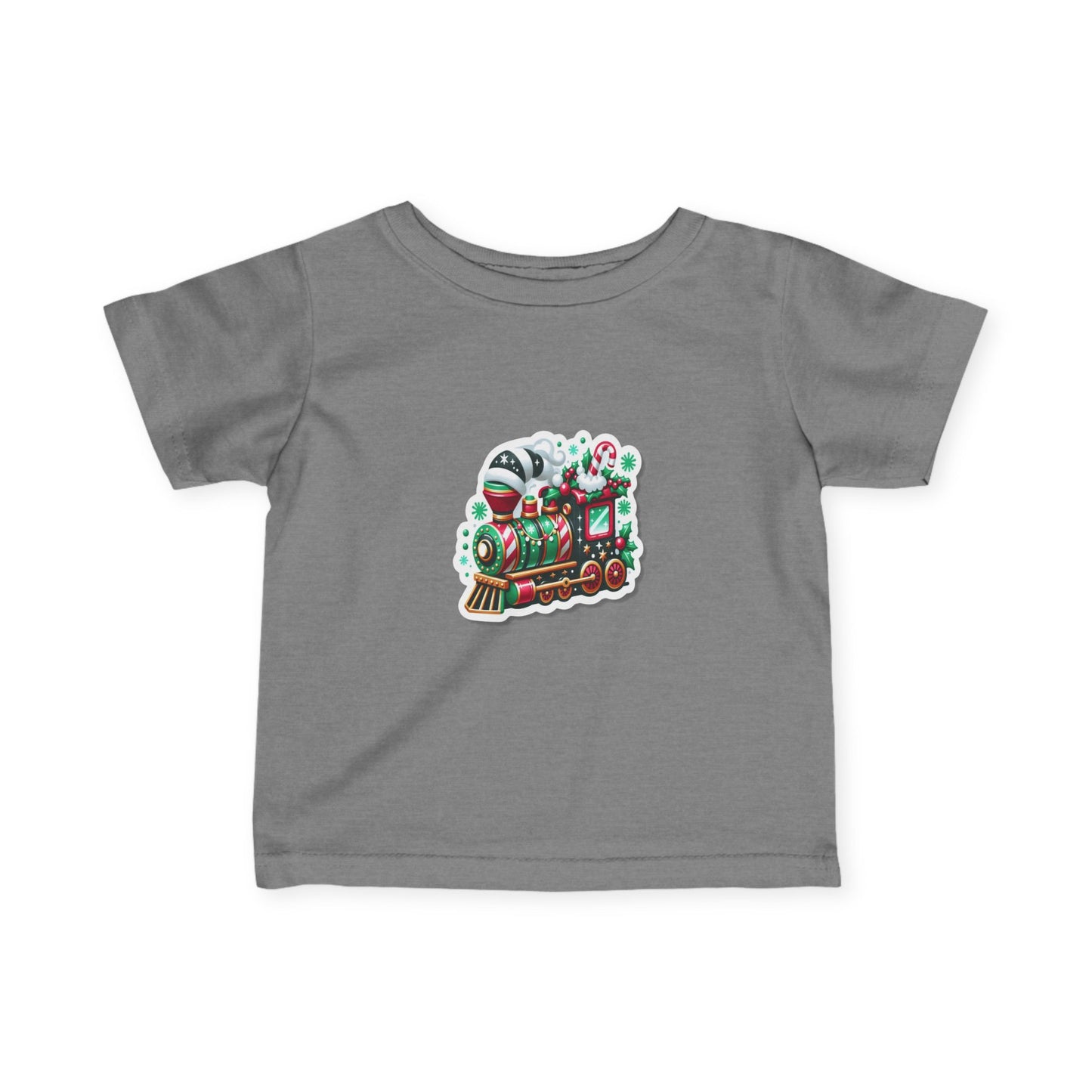 Infant Tee — Cute Christmas Toy Train Holiday Baby Shirt