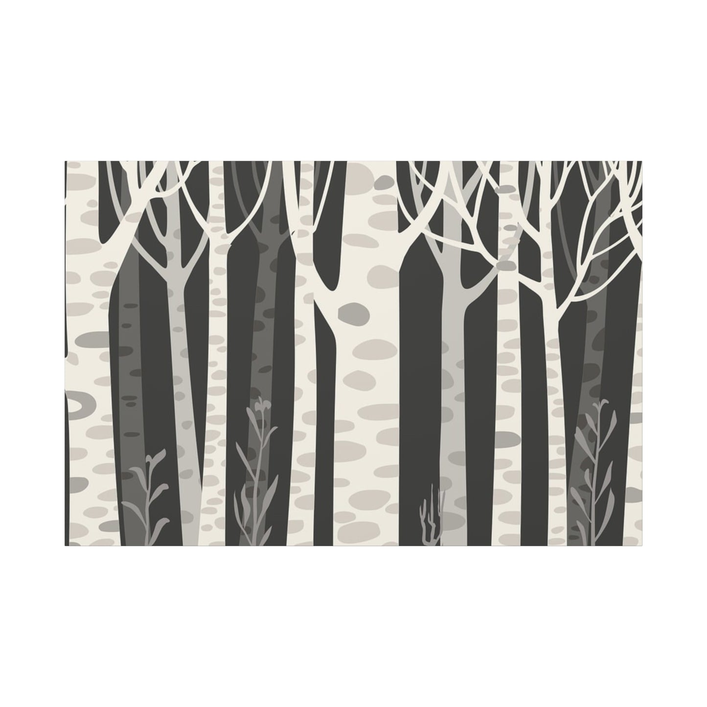 Matte Canvas, Stretched, 1.25" - Trees