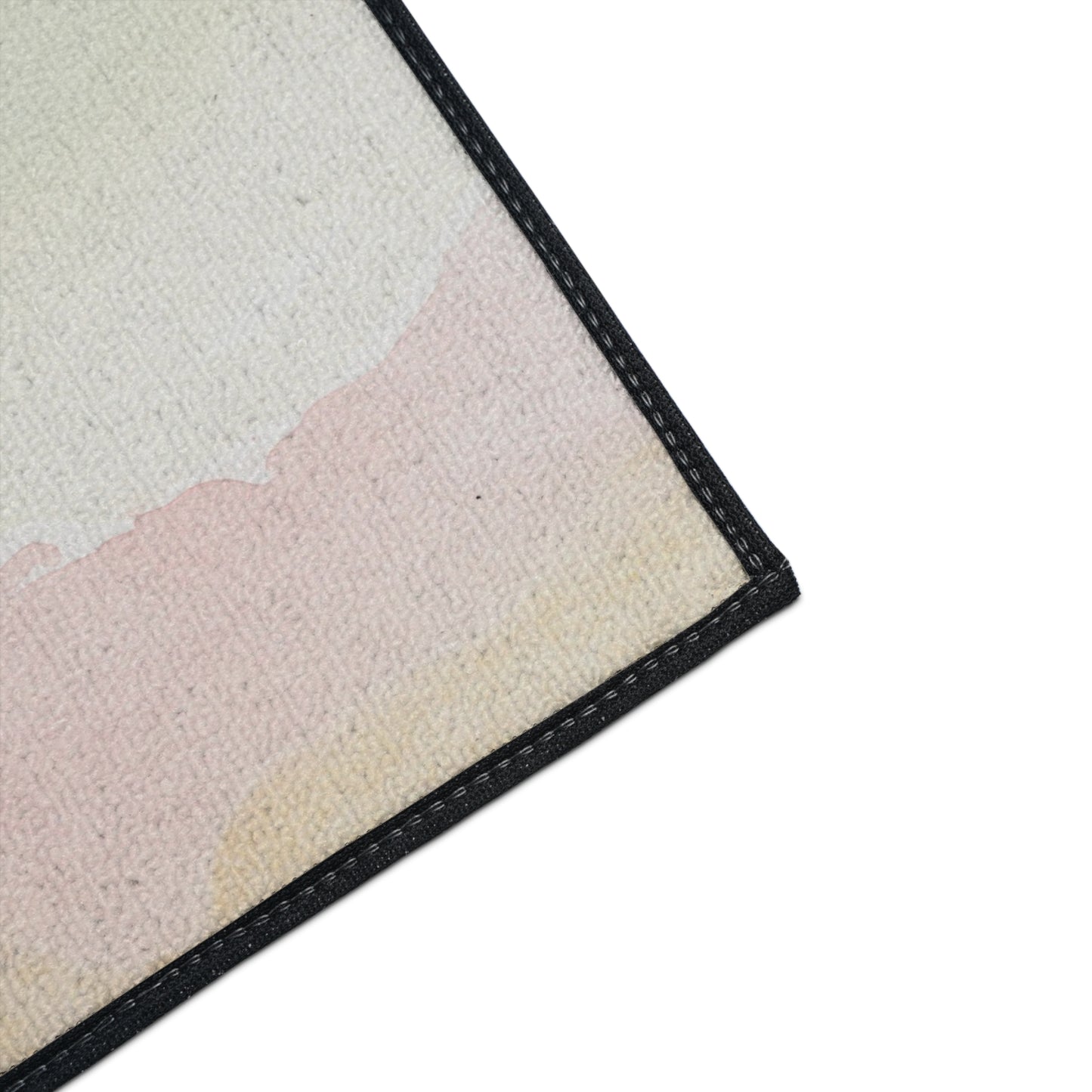 Pastel Watercolor Heavy Duty Floor Mat — Soft Ombre Entry Rug