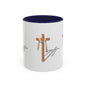 Faith-Inspired Accent Coffee Mug – Spiritual Gift for Christians, Religious Decor, Church Mug, Inspirational Drinkware