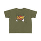 Superhero Toddler Tee, Cute Kids Shirt, POW Graphic T-Shirt, Fun Children's Wear, Birthday Gift, Playtime Outfit
