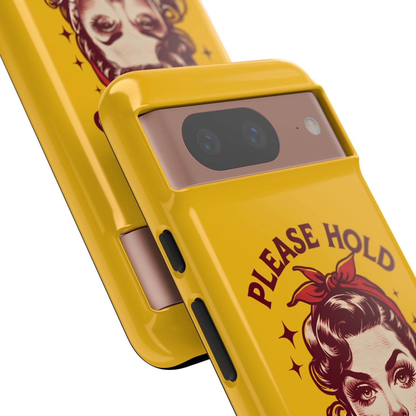 Phone Case - "Please Hold, Sarcasm Loading" Retro Pin-Up Tough Case