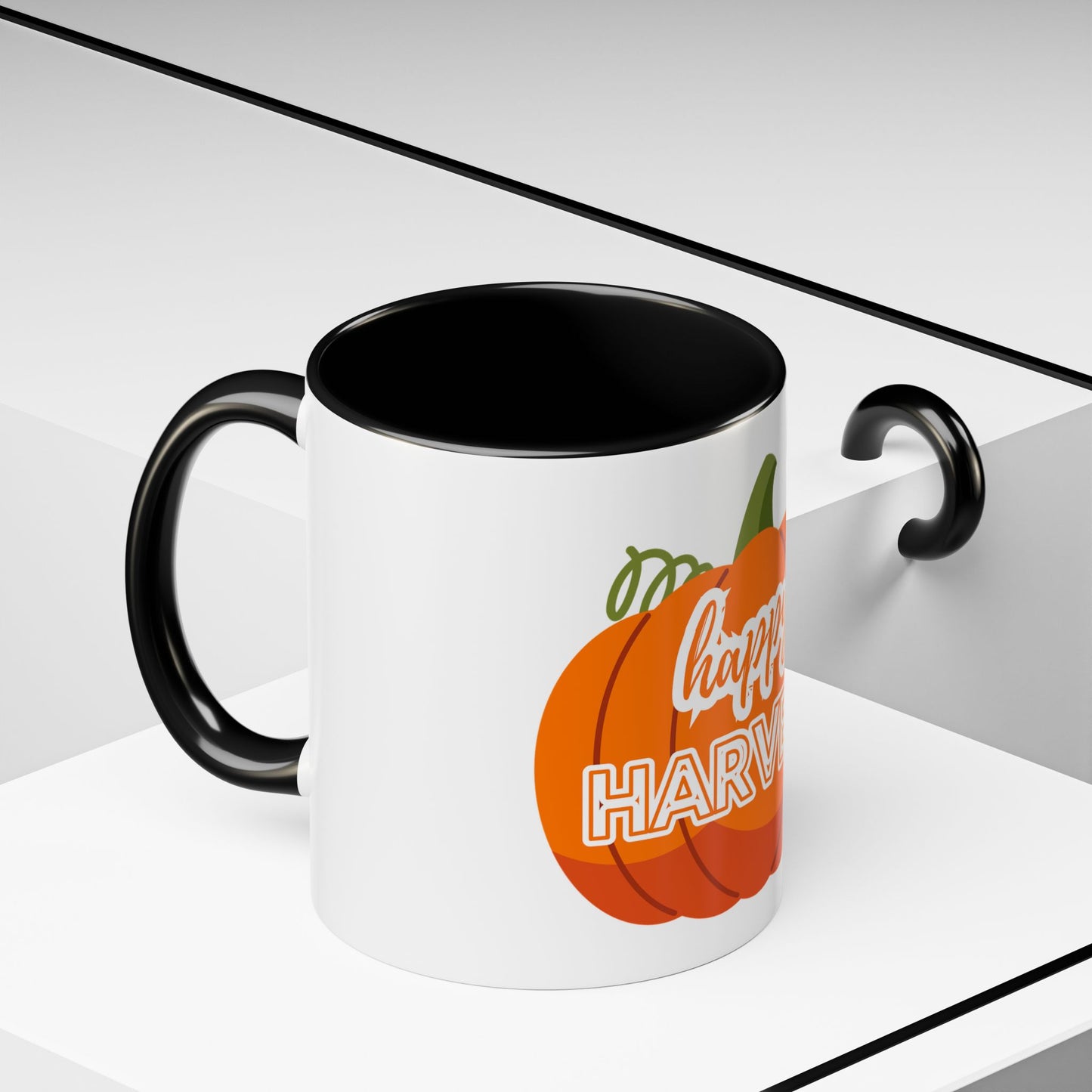 Happy Harvest Pumpkin Coffee Mug, Fall Mug, Seasonal Decor, Gift for Coffee Lovers, Autumn Vibes, Halloween Decoration