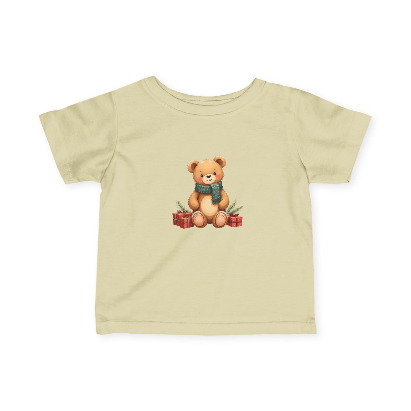 Infant Tee — Cute Teddy Bear with Presents Baby Shirt