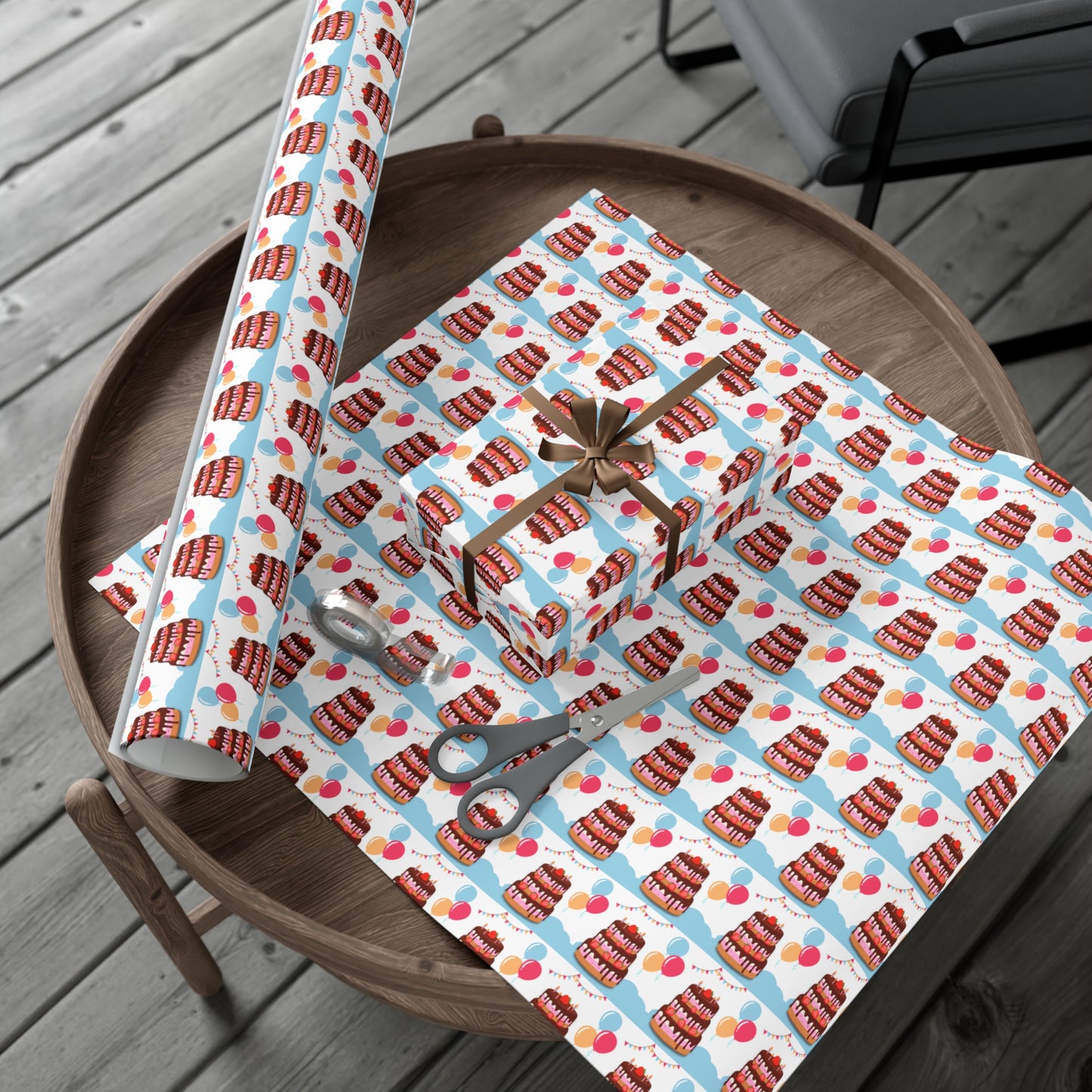Birthday Cake Gift Wrap Papers - Celebration, Party, Festival, Wrapping, Gifts