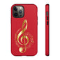 Tough Cases - Red Musical Note